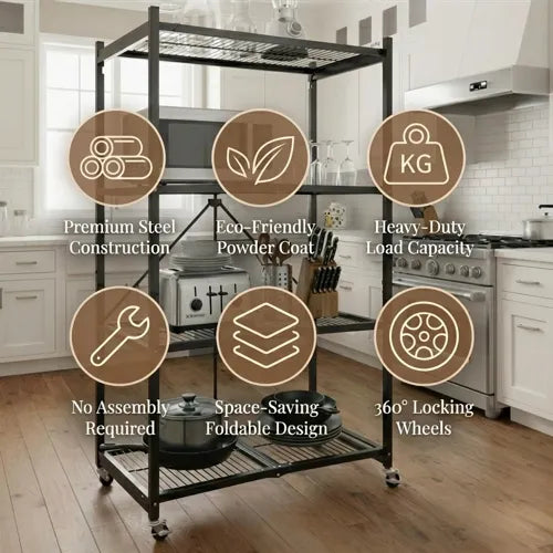 Ready to Use! 360° Rotating Shelf for Clutter-Free Spaces